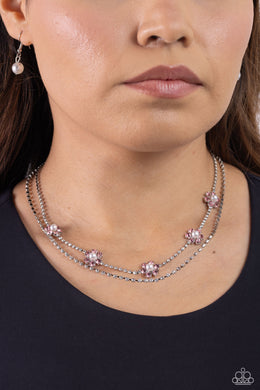 Necklaces A SQUARE Beauty - Pink N2177