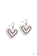 Load image into Gallery viewer, Earrings Romantic Reunion - White VDAY V176