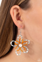 Load image into Gallery viewer, Earrings PEARL Crush - Orange E2043