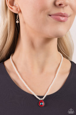 Necklaces PEARL-demonium - Red N2405