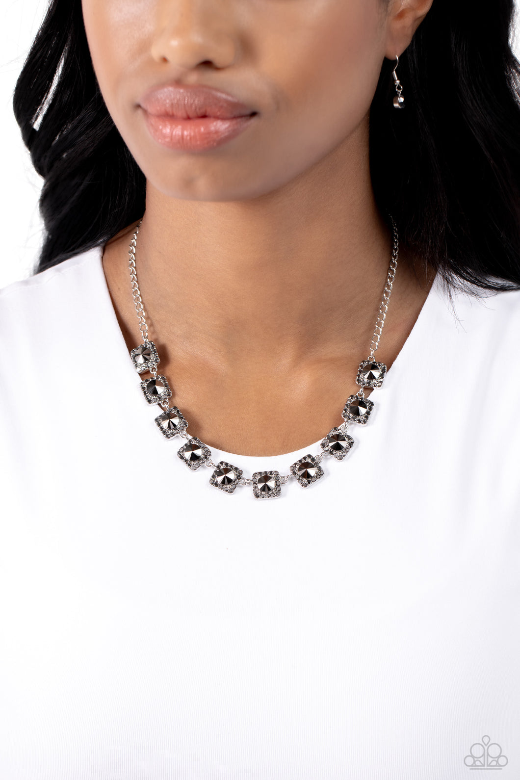 Necklaces Jump SQUARE - Silver N245