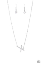 Load image into Gallery viewer, Necklaces INITIALLY Yours - X - White