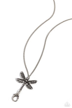 Load image into Gallery viewer, Necklace Dragonfly Dance - Silver Lanyard N354