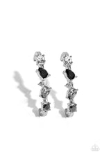 Load image into Gallery viewer, Earrings Trendy Twists - Black Illusion Posts E3010