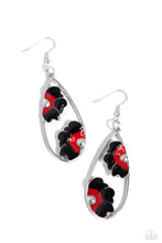 Load image into Gallery viewer, Earrings Airily Abloom - Black E441