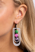 Load image into Gallery viewer, Earrings Layered Lure - Multi Green E2215