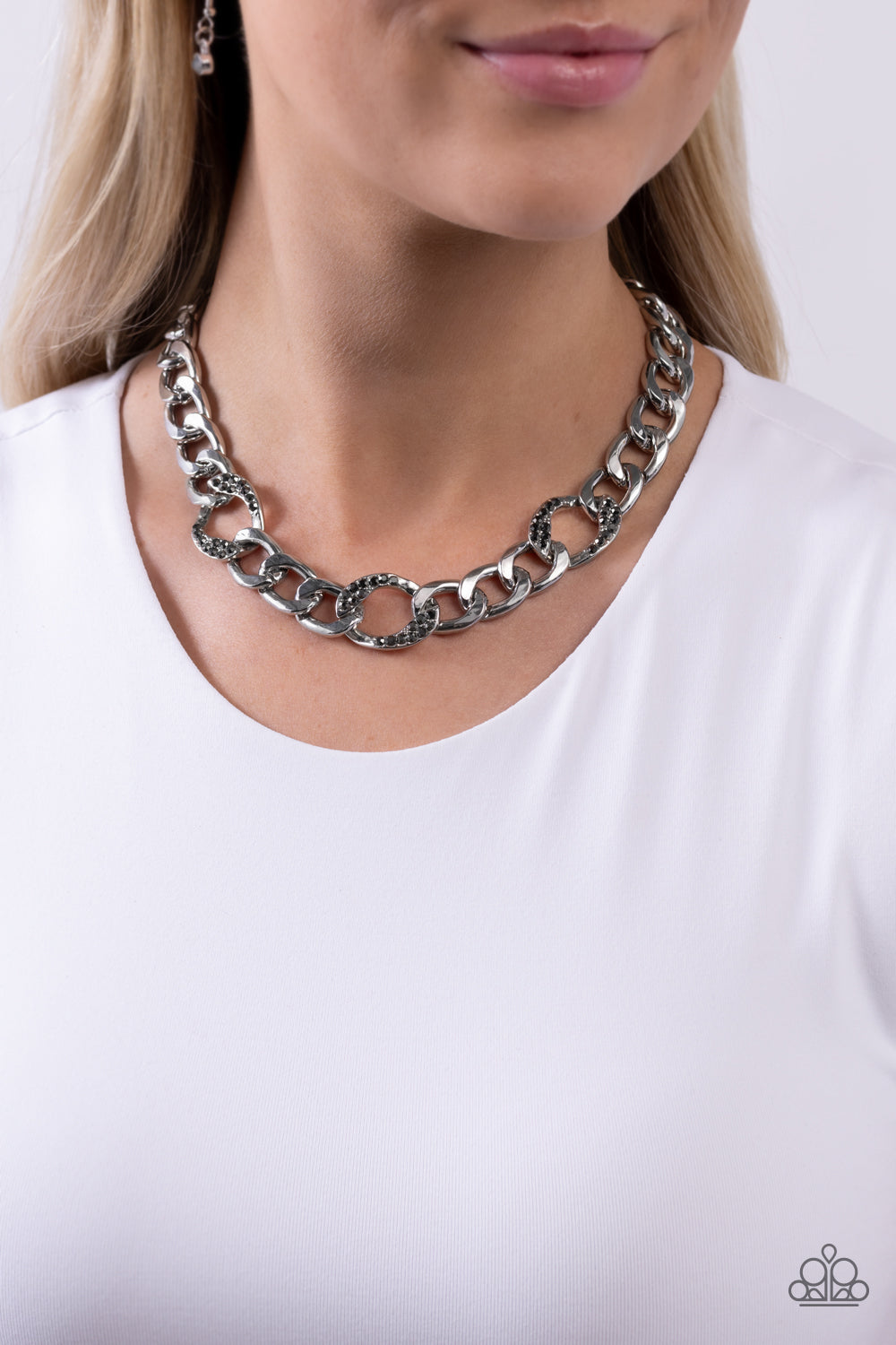 Necklaces Gleaming Harmony - Silver N2081