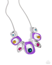 Load image into Gallery viewer, Necklaces Poetically Painted - Purple N495