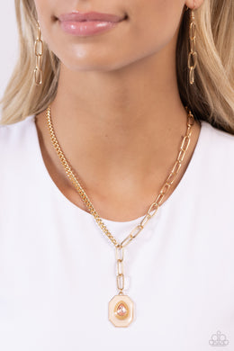 Necklaces Hexagonal Hallmark - Brown N2069