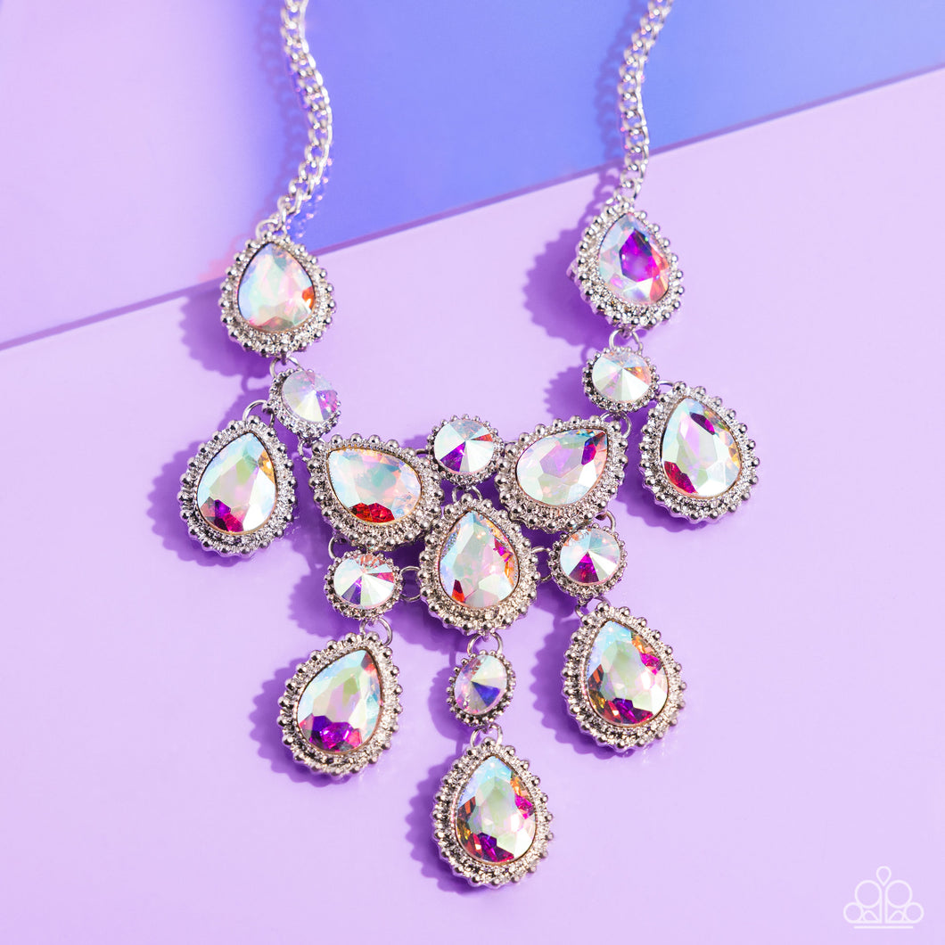 Necklaces Dripping in Dazzle - Multi N2413