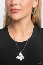 Load image into Gallery viewer, Necklaces Detailed Dance - White Butterflies N2312