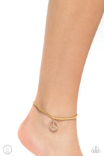 Load image into Gallery viewer, Urban Anklet Pampered Peacemaker - Gold