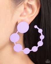 Load image into Gallery viewer, Earrings Have It Both PHASE - Purple E306