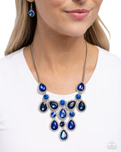 Load image into Gallery viewer, Necklaces Dripping in Dazzle - Blue N2413