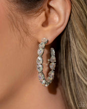 Load image into Gallery viewer, Earrings Presidential Pizzazz - White LOP E442