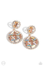 Load image into Gallery viewer, Earrings Gasp-Worthy Glam - Gold Clip ON P4