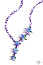 Load image into Gallery viewer, Necklaces Star-Crossed Sparkle - Purple N484