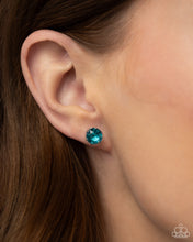Load image into Gallery viewer, Earrings Breathtaking Birthstone - Blue POST E3017