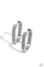 Load image into Gallery viewer, Earrings Sinuous Silhouettes - White Hinge