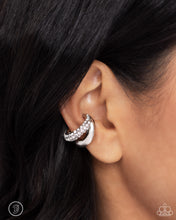 Load image into Gallery viewer, Earrings Earcuffs Sizzling Spotlight - White E3028