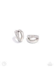 Load image into Gallery viewer, Earrings Earcuffs Sizzling Spotlight - White E3028