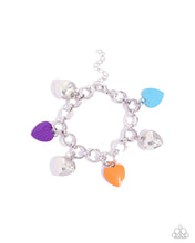 Load image into Gallery viewer, Bracelets Whole Lotta Love - Multi PURPLE/ORANGE VDAY V149
