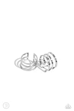 Load image into Gallery viewer, Earrings Metro Mashup - Silver Earcuffs E3025