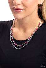 Load image into Gallery viewer, Necklaces Delicate Dame - Pink N2250
