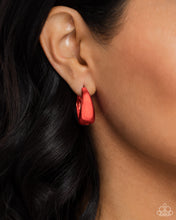 Load image into Gallery viewer, Earrings Colorful Curiosity - Red MINI S139 HINGE