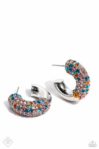 Earrings Modern HEART - Orange POST E585