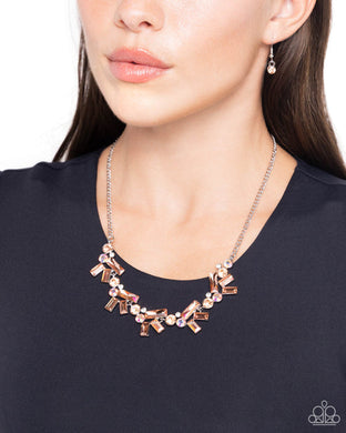 Necklaces Serene Statement - Orange N128