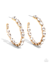 Load image into Gallery viewer, Earrings Presidential Pizzazz - Gold E442
