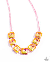 Load image into Gallery viewer, Necklaces I SQUARE to Secrecy - Pink N2172