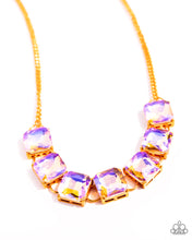 Load image into Gallery viewer, Necklaces I SQUARE to Secrecy - Orange N2172