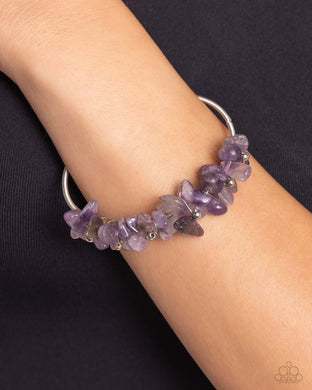Bracelets Dainty Deconstruction - Purple B293