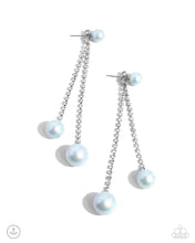 Load image into Gallery viewer, Earrings Give Us A PEARL! - Blue E2065