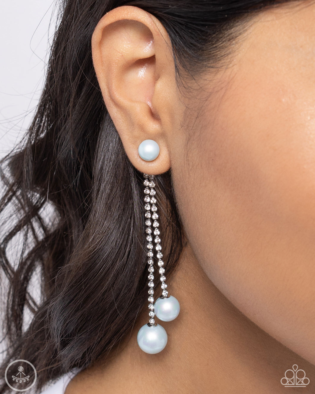 Earrings Give Us A PEARL! - Blue E2065