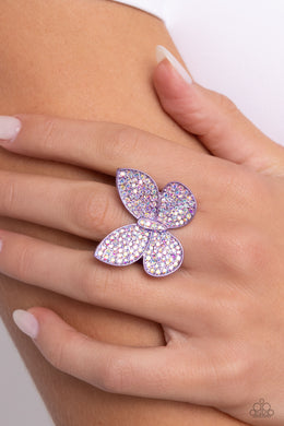 Embrace Aerial Ambassador - Purple Butterfly  TRAY14 I39