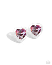 Load image into Gallery viewer, Earrings Heart-Pounding Haute - Pink POST E413