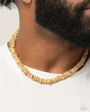 Load image into Gallery viewer, Necklaces Urban On A SHELL-ular Level - Brown N2400