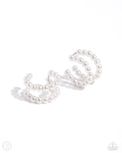 Load image into Gallery viewer, Earrings PEARLS Just Want to Have Fun - White Earcuff E3029
