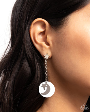 Earrings Celestial Change - White E565
