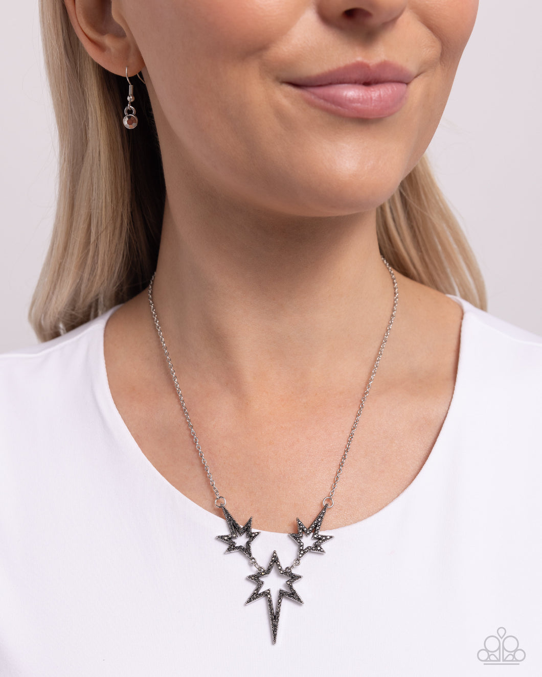 Necklaces Explosive Exhibit - Silver AMERICANA S137