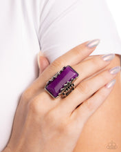 Load image into Gallery viewer, Embrace Scalloped Stone - Purple TRAY8 X63