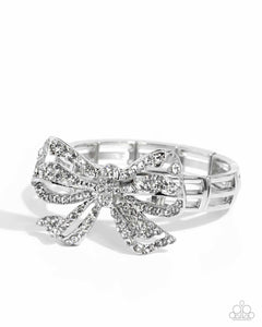 Bracelets Its All A-BOW-t Me - White LOP B2342