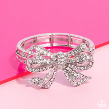 Load image into Gallery viewer, Bracelets Its All A-BOW-t Me - White LOP B2342