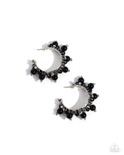 Load image into Gallery viewer, Earrings Elite Expense - Black PEARL E570