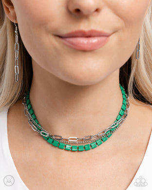 Necklaces LAYER of the Year - Green N2141