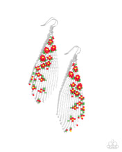 Load image into Gallery viewer, Earrings Picturesque Patchwork - Red E2343