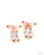 Load image into Gallery viewer, Earrings Japanese Blossoms - Orange E2186